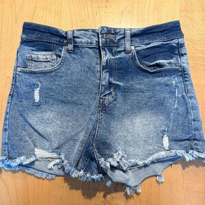 Indigo Rein Women's Juniors Denim Jean Shorts Size 11 29